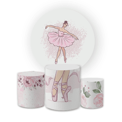 Kit Capa Painel Redondo + Trio Cilindros Decoração... - Loja | Bibi Painéis