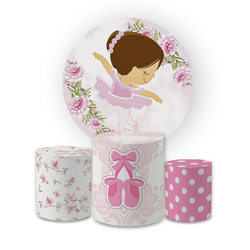 Kit Capa Painel Redondo + Trio Cilindros Decoração... - Loja | Bibi Painéis