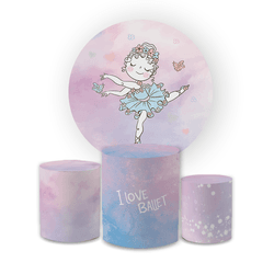 Kit Capa Painel Redondo + Trio Cilindros Decoração... - Loja | Bibi Painéis