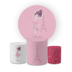 Kit Capa Painel Redondo + Trio Cilindros Decoração... - Loja | Bibi Painéis