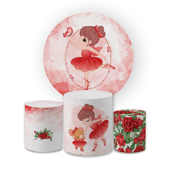 Kit Capa Painel Redondo + Trio Cilindros Decoração... - Loja | Bibi Painéis