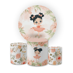 Kit Capa Painel Redondo + Trio Cilindros Decoração... - Loja | Bibi Painéis