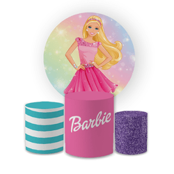 Kit Capa Painel Redondo + Trio Cilindros Decoração... - Loja | Bibi Painéis
