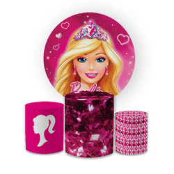 Kit Capa Painel Redondo + Trio Cilindros Decoração... - Loja | Bibi Painéis