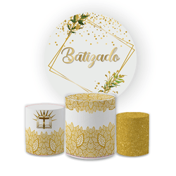 Kit Capa Painel Redondo + Trio Cilindros Decoração... - Loja | Bibi Painéis