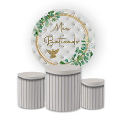 Kit Capa Painel Redondo + Trio Cilindros Decoração... - Loja | Bibi Painéis