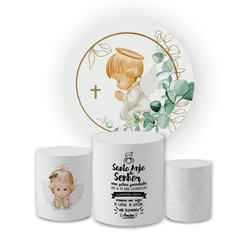 Kit Capa Painel Redondo + Trio Cilindros Decoração... - Loja | Bibi Painéis