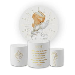 Kit Capa Painel Redondo + Trio Cilindros Decoração... - Loja | Bibi Painéis