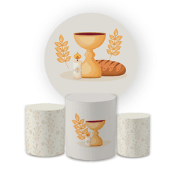 Kit Capa Painel Redondo + Trio Cilindros Decoração... - Loja | Bibi Painéis