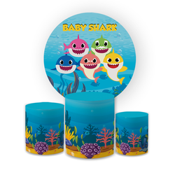 Kit Capa Painel Redondo + Trio Cilindros Decoração... - Loja | Bibi Painéis