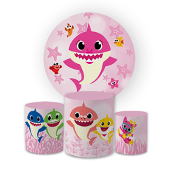 Kit Capa Painel Redondo + Trio Cilindros Decoração... - Loja | Bibi Painéis