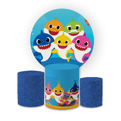 Kit Capa Painel Redondo + Trio Cilindros Decoração... - Loja | Bibi Painéis