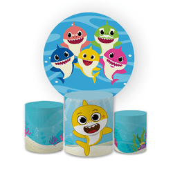 Kit Capa Painel Redondo + Trio Cilindros Decoração... - Loja | Bibi Painéis