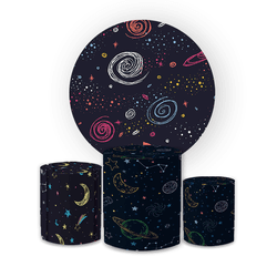 Kit Capa Painel Redondo + Trio Cilindros Decoração... - Loja | Bibi Painéis