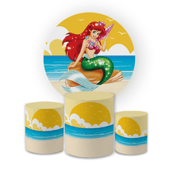 Kit Capa Painel Redondo + Trio Cilindros Decoração... - Loja | Bibi Painéis