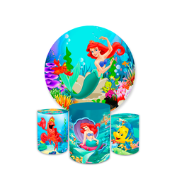 Kit Capa Painel Redondo + Trio Cilindros Decoração... - Loja | Bibi Painéis