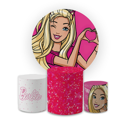 Kit Capa Painel Redondo + Trio Cilindros Decoração... - Loja | Bibi Painéis