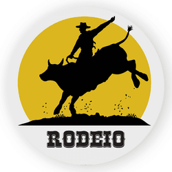 Painel Redondo Decorativo Cowboy - Loja | Bibi Painéis