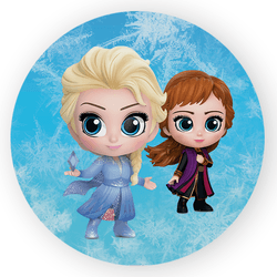 Painel Redondo Decorativo Frozen - Loja | Bibi Painéis