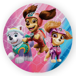 Painel Redondo Decorativo Patrulha Canina - Loja | Bibi Painéis