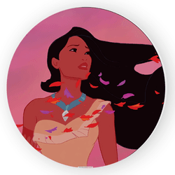 Painel Redondo Decorativo Pocahontas - Loja | Bibi Painéis