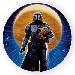 Capa Painel Redondo Decorativo Star Wars - Loja | Bibi Painéis