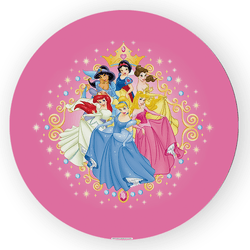 Painel Redondo Decorativo Princesa - Loja | Bibi Painéis