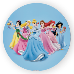 Painel Redondo Decorativo Princesa - Loja | Bibi Painéis