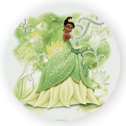 Painel Redondo Decorativo Princesa Tiana - Loja | Bibi Painéis