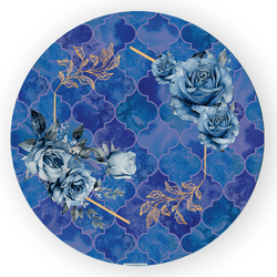 Painel Redondo Decorativo Rosas - Loja | Bibi Painéis