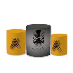 Capas Trio Cilindro Decorativo Wolverine - Loja | Bibi Painéis