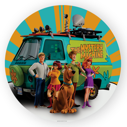 Painel Redondo Decorativo Scooby Doo - Loja | Bibi Painéis