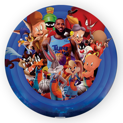 Painel Redondo Decorativo Space Jam - Loja | Bibi Painéis