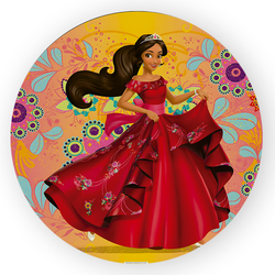 Painel Redondo Decorativo Princesa Elena - Loja | Bibi Painéis