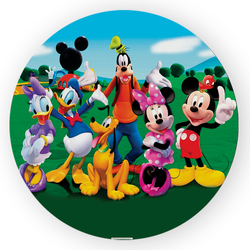 Capa Painel Redondo Turma Do Mickey - Loja | Bibi Painéis