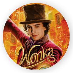 Painel Redondo Decorativo Wonka Copia - Loja | Bibi Painéis
