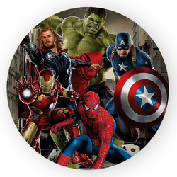 Capa Painel Decorativo Vingadores - Loja | Bibi Painéis