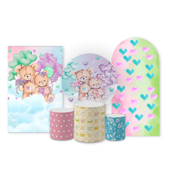 Kit Capa Painel Completo Decoração Festa Chá Revel... - Loja | Bibi Painéis