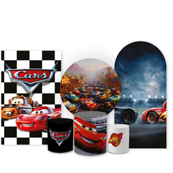Kit Capa Painel Completo Decoração Festa Relâmpago... - Loja | Bibi Painéis