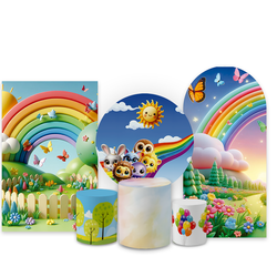 Kit Capa Painel Completo Decoração Festa Tema Bolo... - Loja | Bibi Painéis