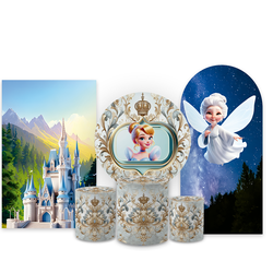 Kit Capa Painel Completo Decoração Festa Princesa ... - Loja | Bibi Painéis
