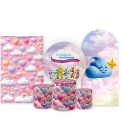 Kit Capa Painel Completo Decoração Festa Tema Ursi... - Loja | Bibi Painéis