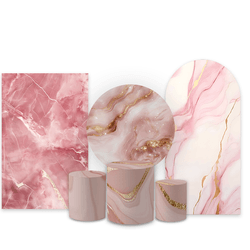 Kit Capa Painel Completo Decoração Festa Marmoriza... - Loja | Bibi Painéis