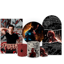 Kit Capa Completo Painel Decoração Festa Tema Home... - Loja | Bibi Painéis
