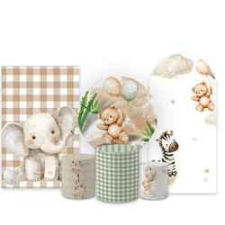 Kit Capa Painel Completo Decoração Festa Tema Chá ... - Loja | Bibi Painéis