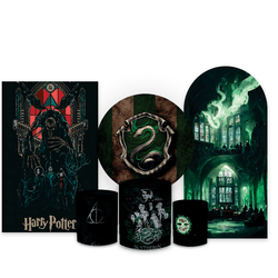 Kit Capa Painel Completo Decoração Festa Tema Harr... - Loja | Bibi Painéis