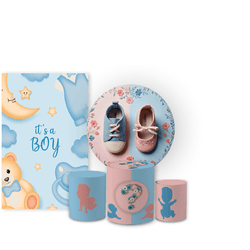 Kit Capa Painel Completo Decoração Festa Chá Revel... - Loja | Bibi Painéis