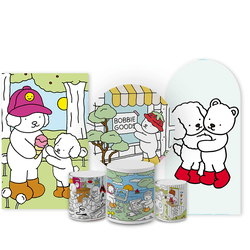 Kit Capa Painel Completo Decoração Festa Tema Bobb... - Loja | Bibi Painéis