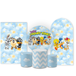 Kit Capa Painel Completo Decoração Festa Tema Loon... - Loja | Bibi Painéis