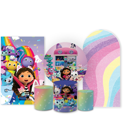 Kit Capa Painel Decoração Festa Tema A Casa Magica... - Loja | Bibi Painéis